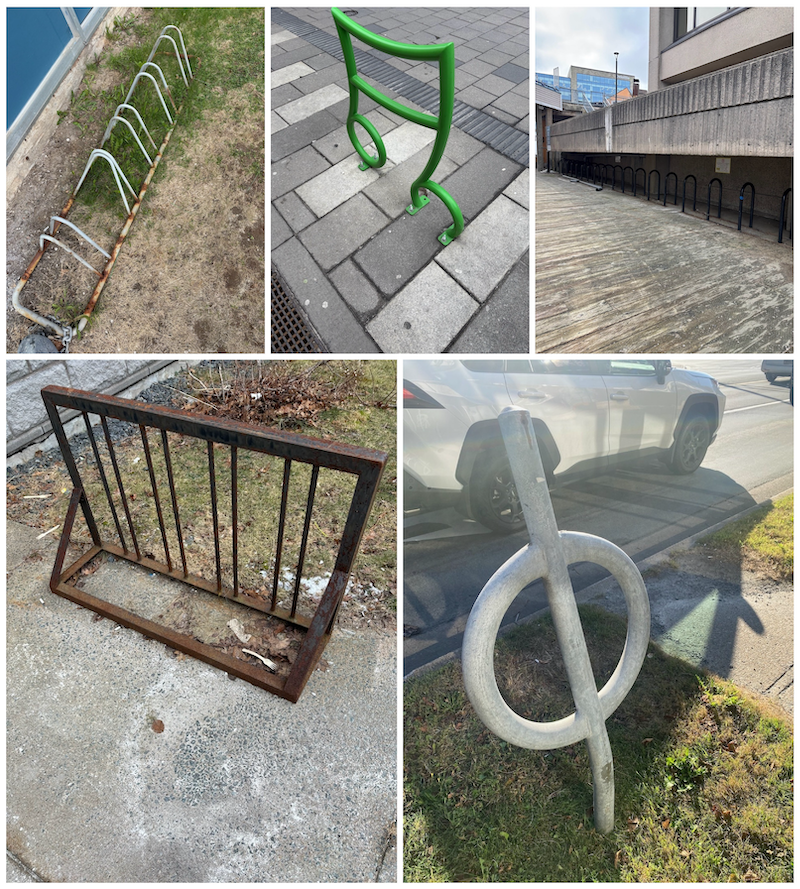 Not so great bike parking