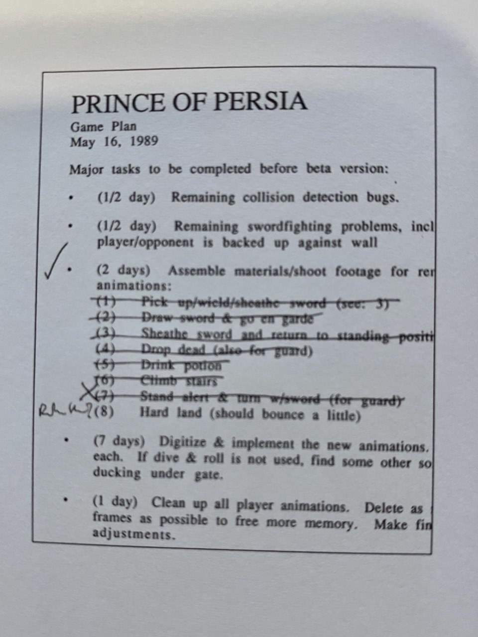 Prince Of Persia Tasks, Ex. 1